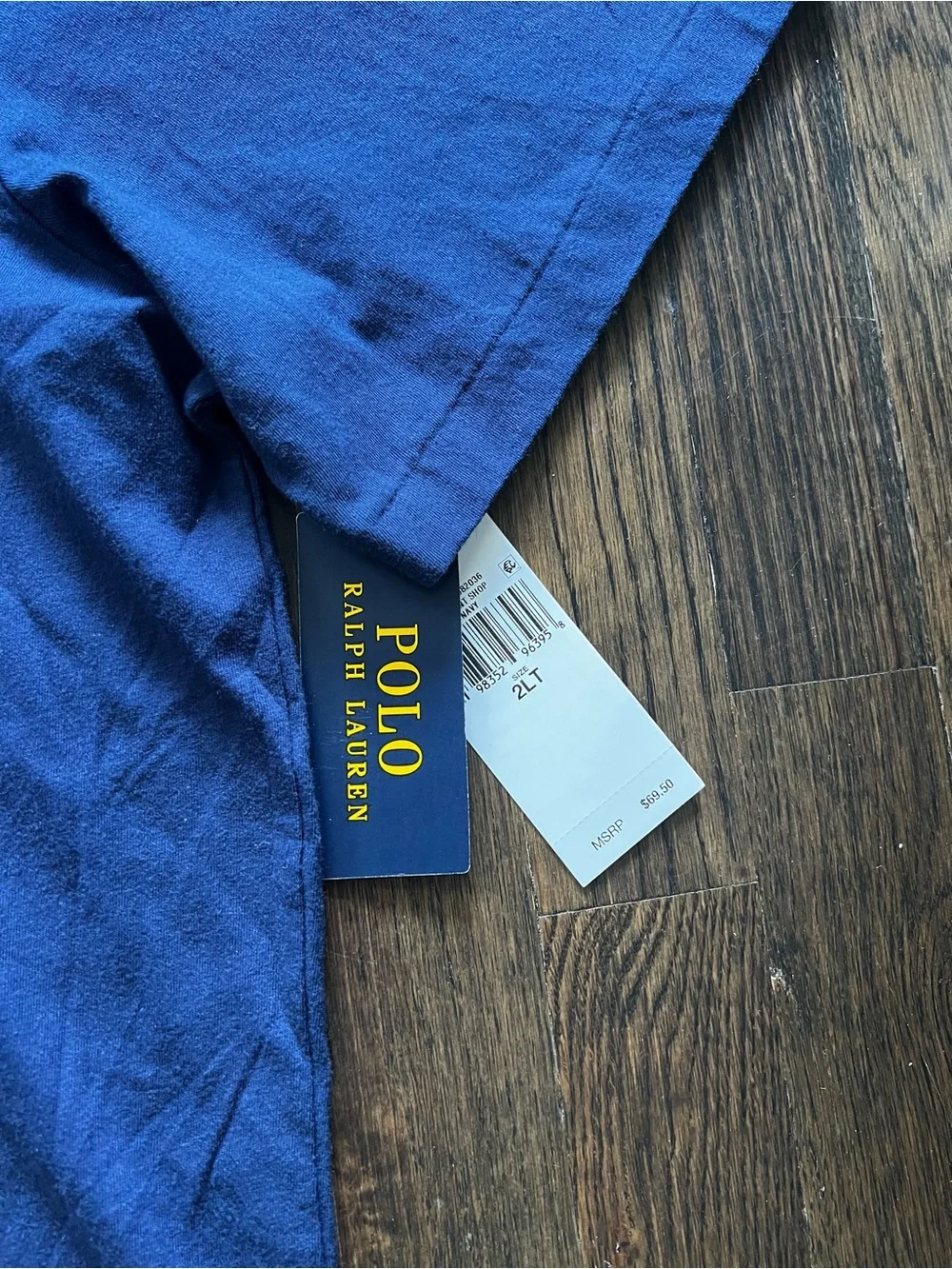 Polo by Ralph Lauren Men's Navy Graphic Logo Tee 2XLT